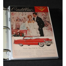 Cadillac Vintage Advertising 1950s 1950 - 1958 63 Pages Original Sleeved Boarded