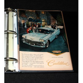 Cadillac Vintage Advertising 1950s 1950 - 1958 63 Pages Original Sleeved Boarded