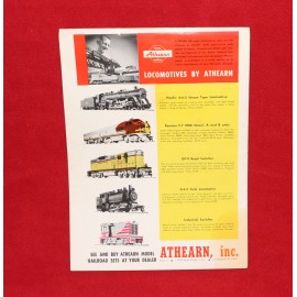 Athearn Train Dealer Catalog HO Early 1960's