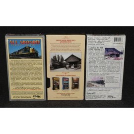 VHS Factory Sealed Train Locomotive America By Rail Dream Trains All Aboard