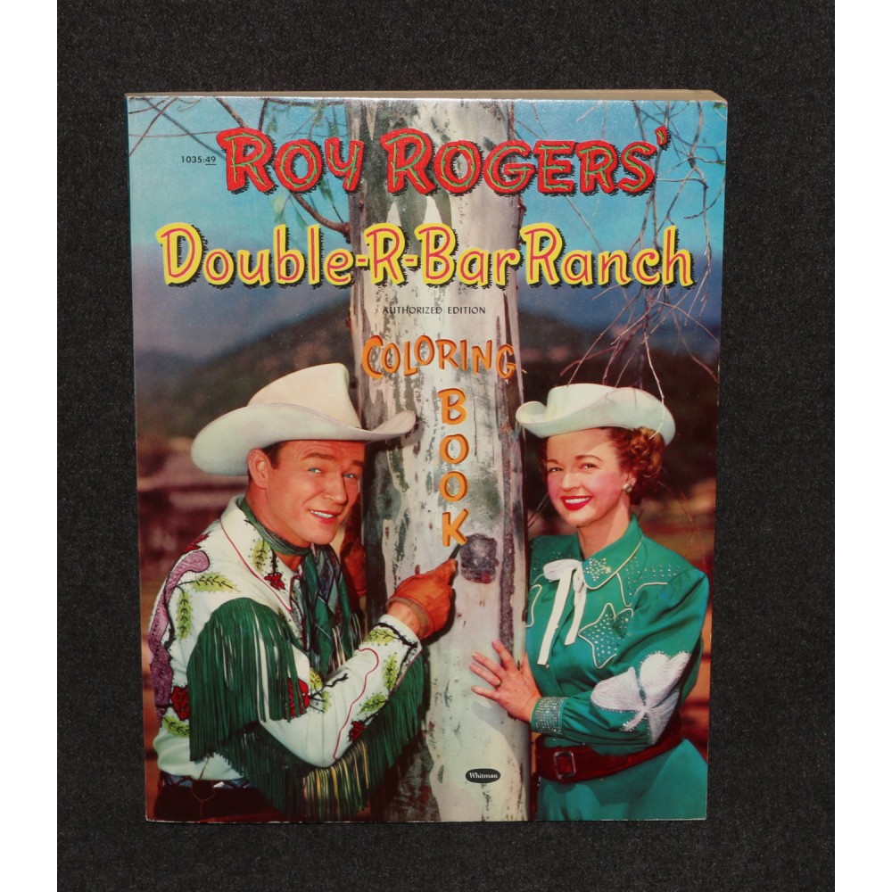 Roy Rogers 1956 Coloring Book Whitman #1035 Double-R-Ranch Scarce Unused