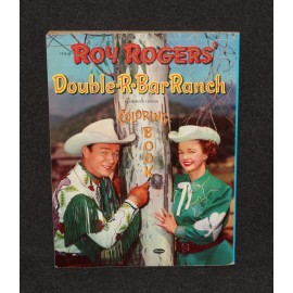 Roy Rogers 1956 Coloring Book Whitman #1035 Double-R-Ranch Scarce Unused