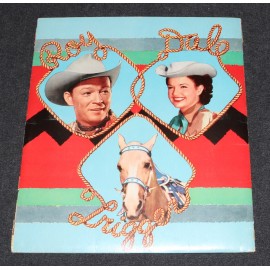 Roy Rogers Dale Evans Cut Out Paper Dolls 1953 Whitman #2118