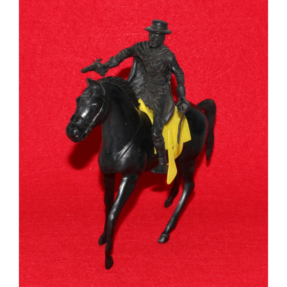 Disney 1950'S Zorro with Horse Figure Set Lido Toy #142