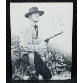 Hugh O'Brian Salute to 1950's TV Western Show Wyatt Earp Autographed